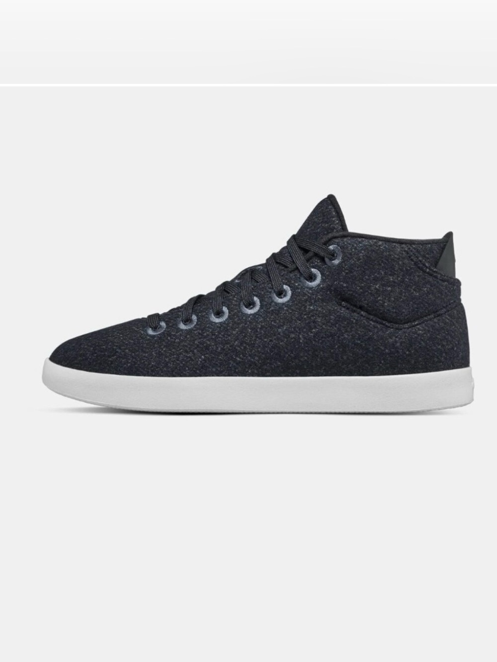 Allbirds wool piper mid sneakers heather grey W7
